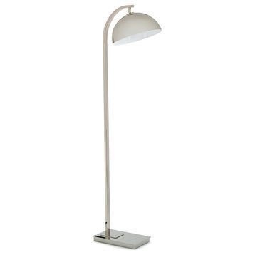 Otto Floor Lamp, Nickel