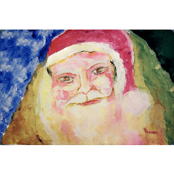 Santa Face Door Mat 18x26