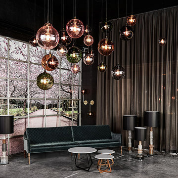 Ballroom Light Pendants - Glass Globe Pendant Lights - MB Collection