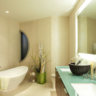 Glass Countertops Bathroom Houzz