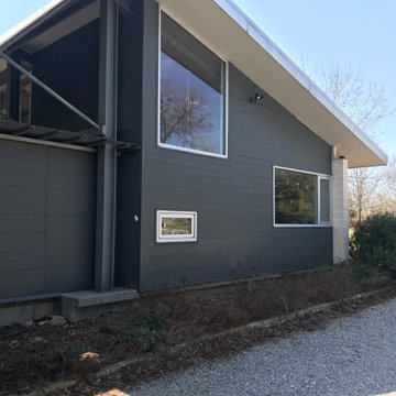 Wood siding job