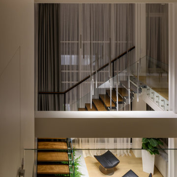 Penthouse interior design "CUBE-33"