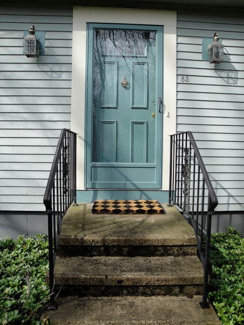 How can I make my front door look more inviting?