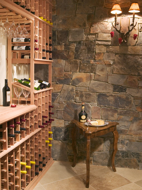 Stone Wine Cellar Walls Houzz