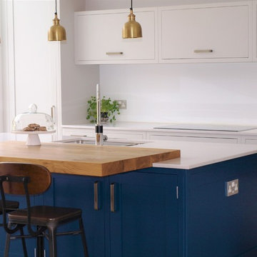 Blue and White Kitchen