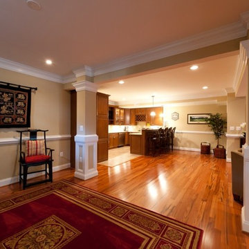 A Home in the Basement Adds Space for Family in Ashburn, Virginia
