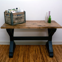 Reclaimed Oak Wood Console Entryway Table - Console Tables