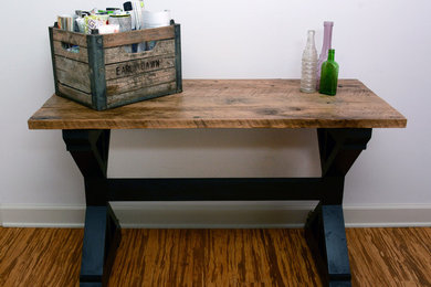 Reclaimed Oak Wood Console Entryway Table