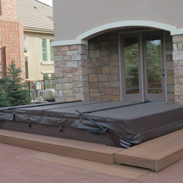 In Ground Infinity Edge Swim Spa