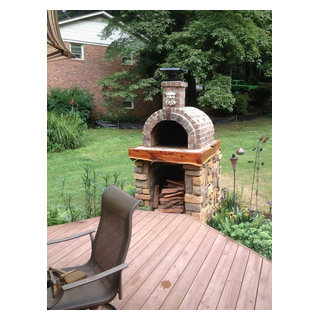 The Shiley Family Wood Fired Brick Pizza Oven in SC - Craftsman ...