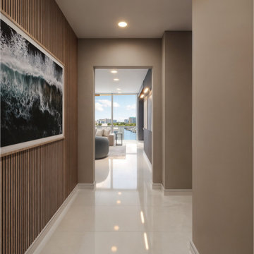 Sophisticated Modern Hallway Visualization