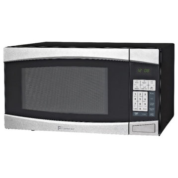 Perfect Aire 1PMWSP14 Microwave, Black/Silver, 1.4 cu. ft