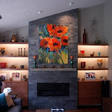 Redwood Shores fireplace