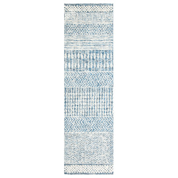 Safavieh Glamour Collection GLM538N Rug, Navy/Ivory, 2'3" x 6'