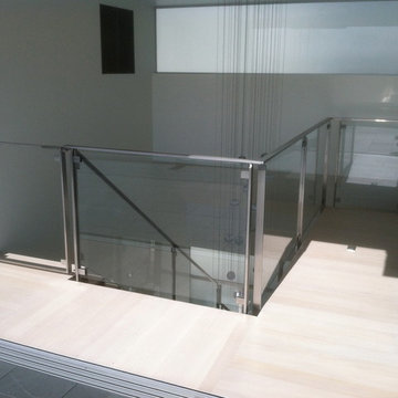 Modern Glass Child Gate