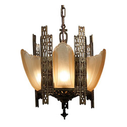 Antique Art Deco Lighting - Chandeliers