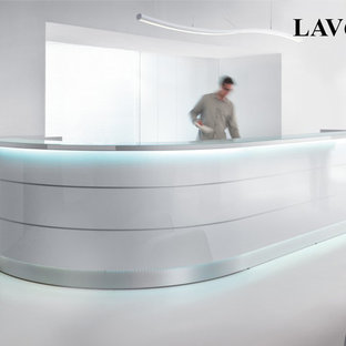 Home design - large contemporary home design idea in New York