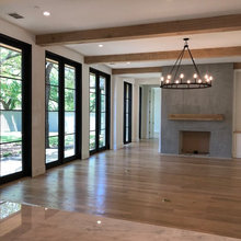 Condo - Living room and fireplace