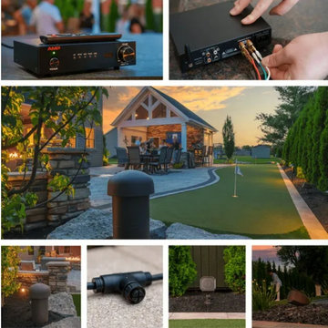 Landscape lighting and audio