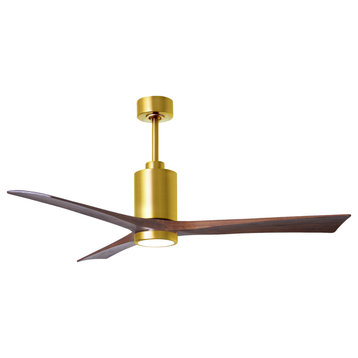 MFan 60"Ceiling Fan from the Patricia collection in Brushed Brass finish