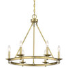 Middleton 6-Light Chandelier, Warm Brass