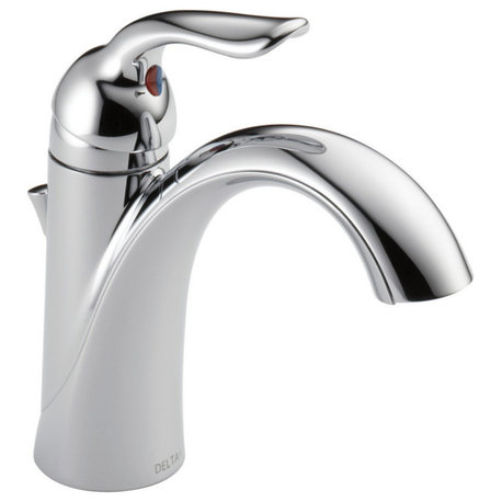 Delta Lahara Single Handle Bathroom Faucet, Chrome, 538-MPU-DST