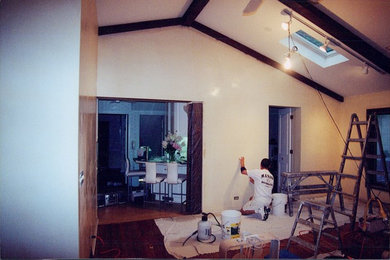 Updating rooms with ceiling beams