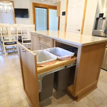 Warm Wood Wonder: White Oak Kitchen Remodel with Smart Storage