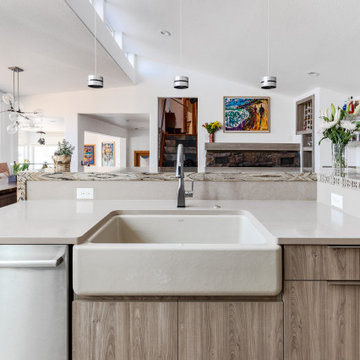 Modern Melamine Kitchen