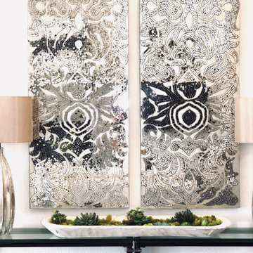 Rustic Glam Accent Wall