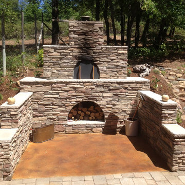 The Cordoza Family Wood Fired Brick Pizza Oven in California