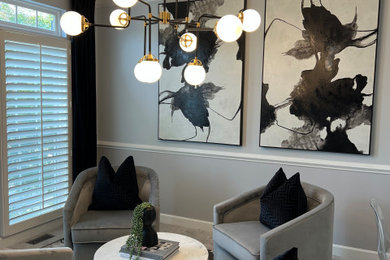 Example of a living room design in DC Metro