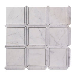 Marble Square Carrara - Mosaic Tile