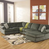Flash Furniture FSD-6049SEC-PEW-GG Gray And Green Sectional