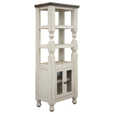 Stonegate pillar style 2-Door Pier Bookcase