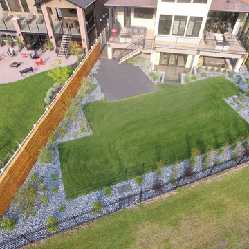 Asymmetrical Backyard
