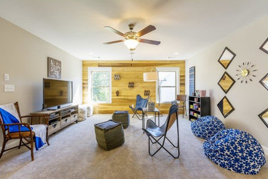 Eclectic living room photo in Atlanta