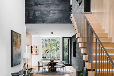 Entryway - contemporary entryway idea in Austin