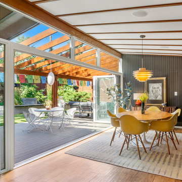 CO Mid-Century Modern Home with NanaWall Folding Glass Walls