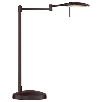 Dessau Turbo Swing Arm Table Lamp, Bronze