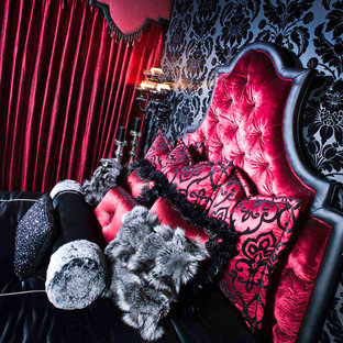 Chambre avec un mur noir : Photos et idées déco de chambres