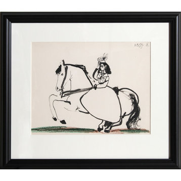 Pablo Picasso, Woman on Horse 2, Lithograph