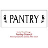 Pantry Sign Stencil, DIY Farmhouse Stencil, Small