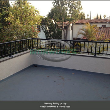 Balcony Railings (Juliet Balcony) Custom Made by Isaac's Ironworks