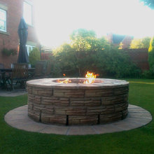 Gas fire pits