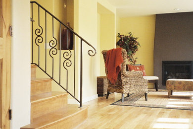 Inspiration for a timeless living room remodel in Denver