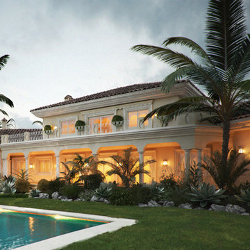 Mediterranean Style facade modeling