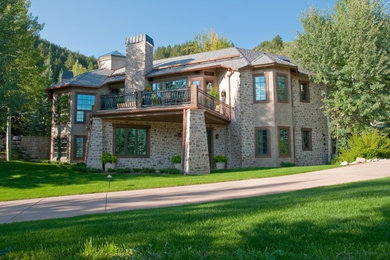 Example of a classic exterior home design in Denver