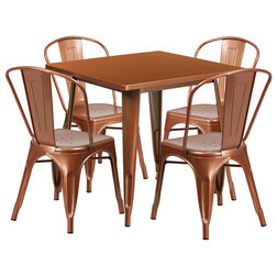 Industrial Outdoor Dining Sets by Furniture East Inc.