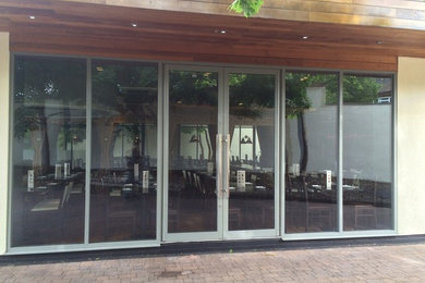Complete new frontage of a high end Restaurant in Birmingham